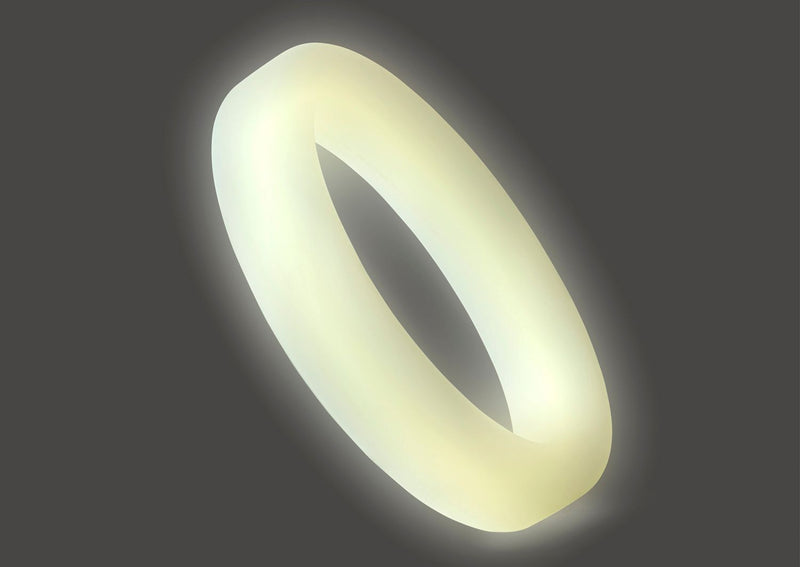 Perfect Fit Classic Silicone Medium Stretch Penis Ring, 36mm, Glow In The Dark