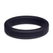 Perfect Fit Classic Silicone Medium Stretch Penis Ring, 44mm, Black