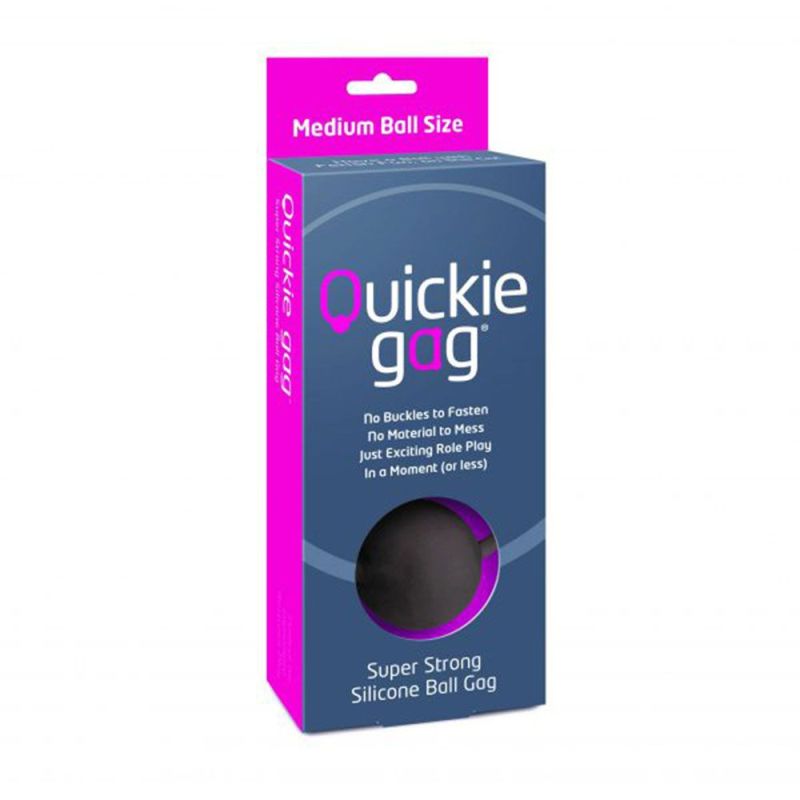 CreativeC Quickie Gag Medium Ball Black