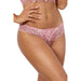 Axami Lingerie Floral Lace Brazilian G-String, Pink, S/M