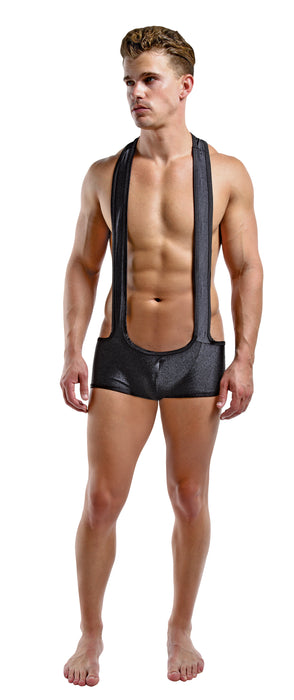 Male Power Sling Short, BLack, S/M, L/XL