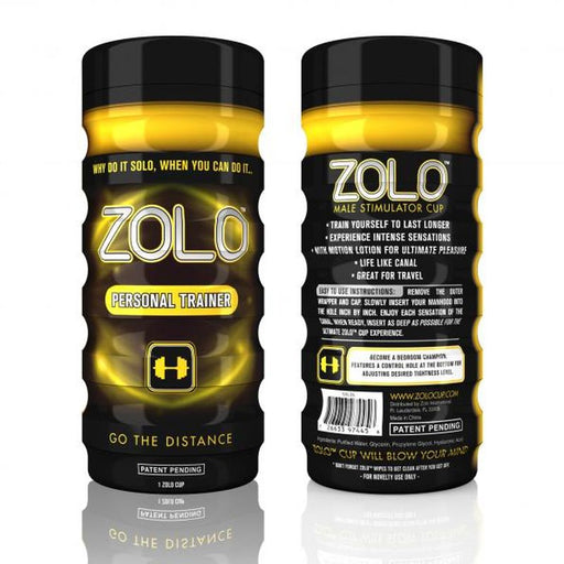 Zolo Personal Trainer Cup Masturbator, Yellow
